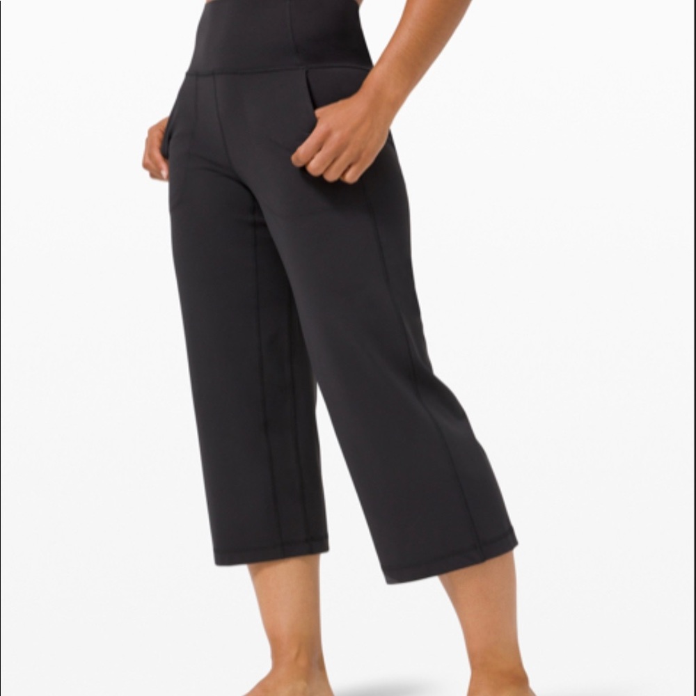 Lululemon crop wide leg hight waist